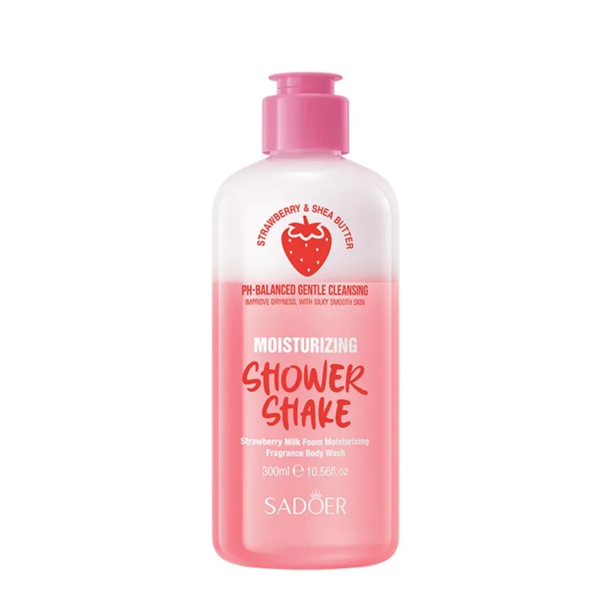 Strawberry Shower Shake Body Wash 500ml