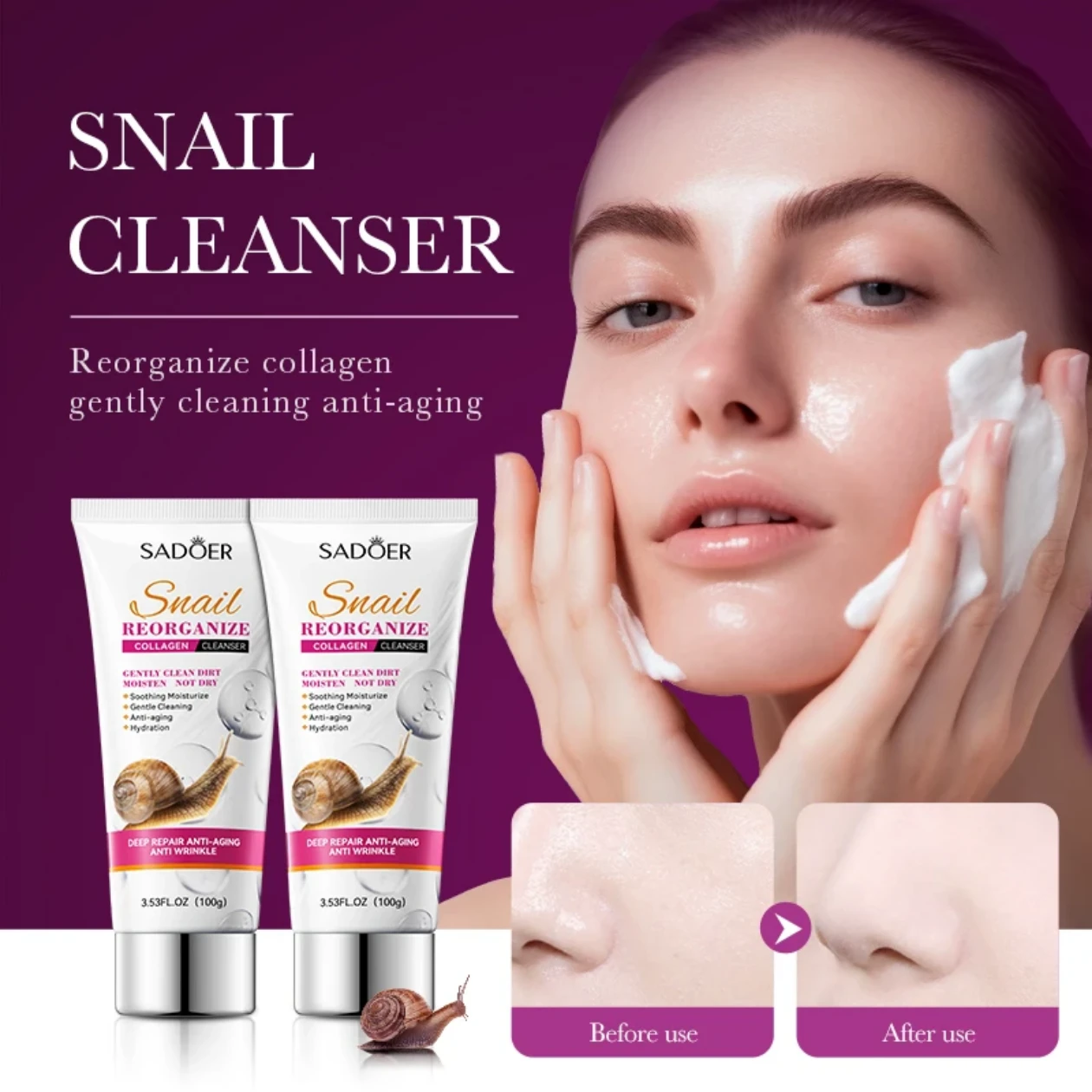 Snail Collagen Cleanser 100g