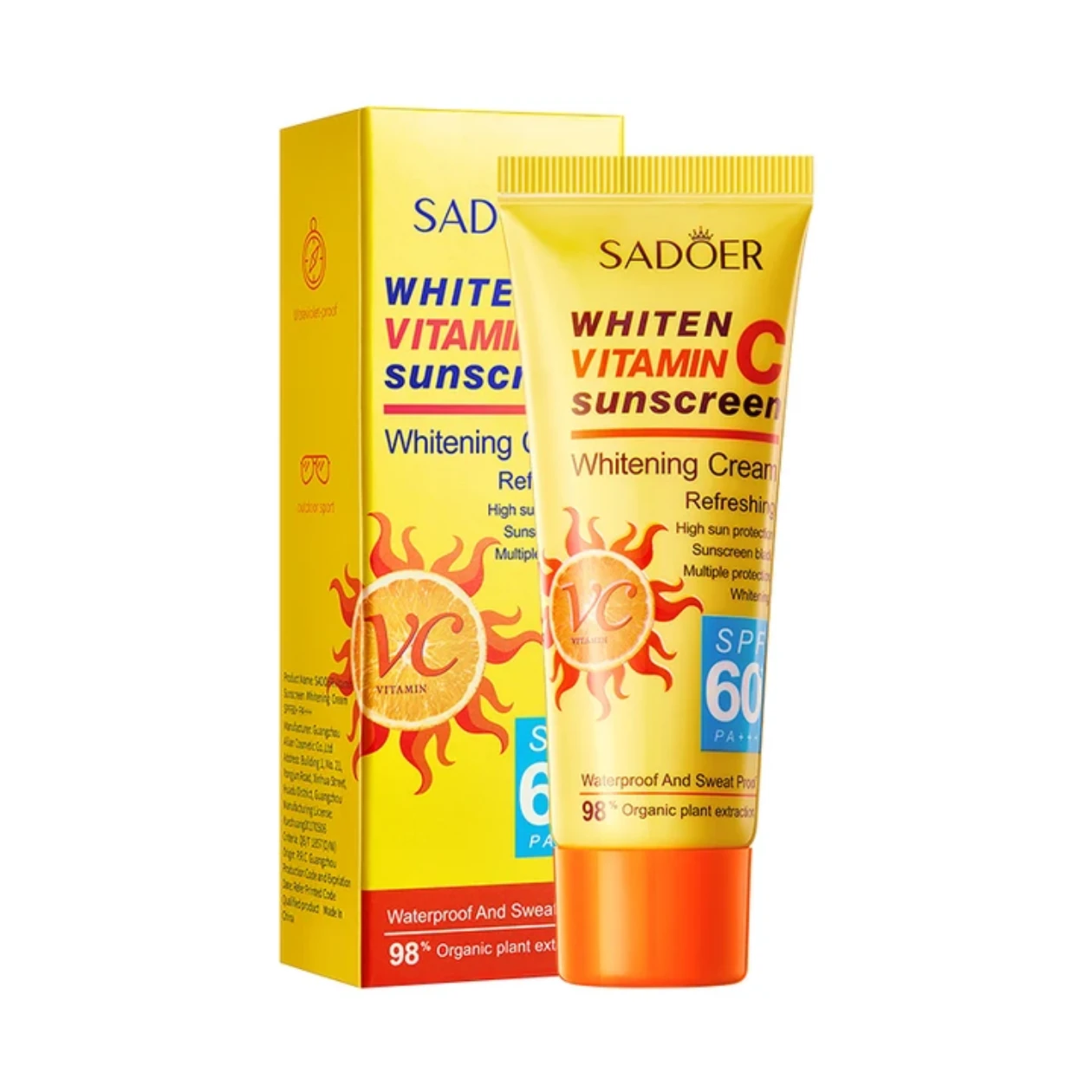 Sadoer Vitamin C Whitening Sunscreen SPF 60