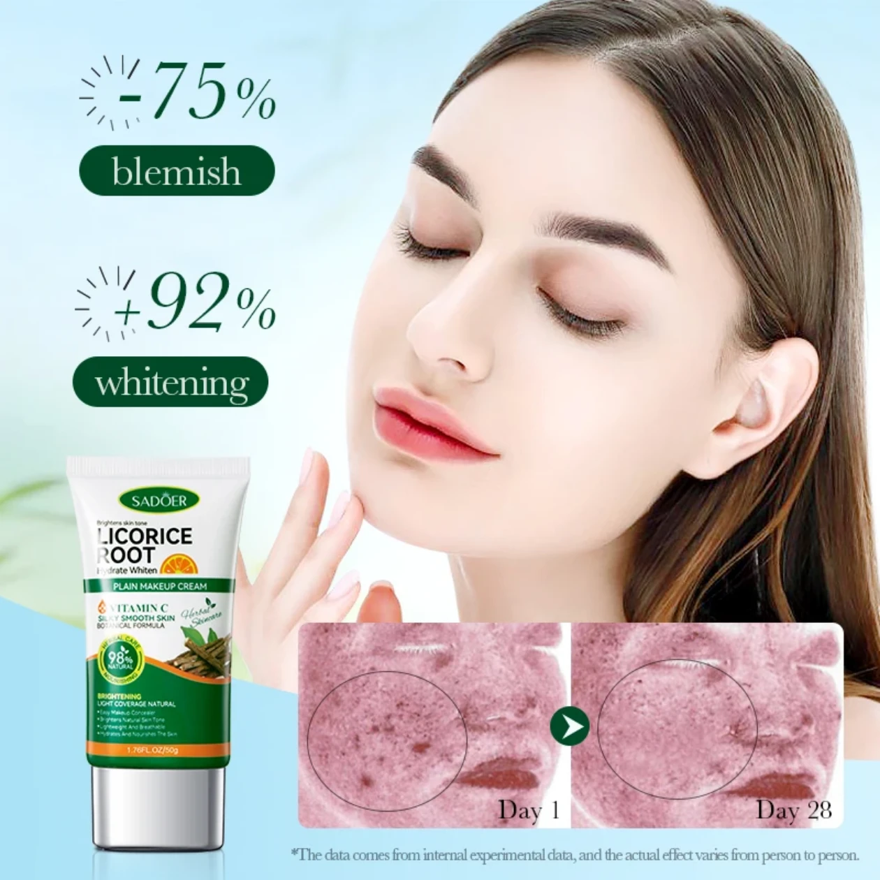 Sadoer Licorice Root Makeup Cream 50g