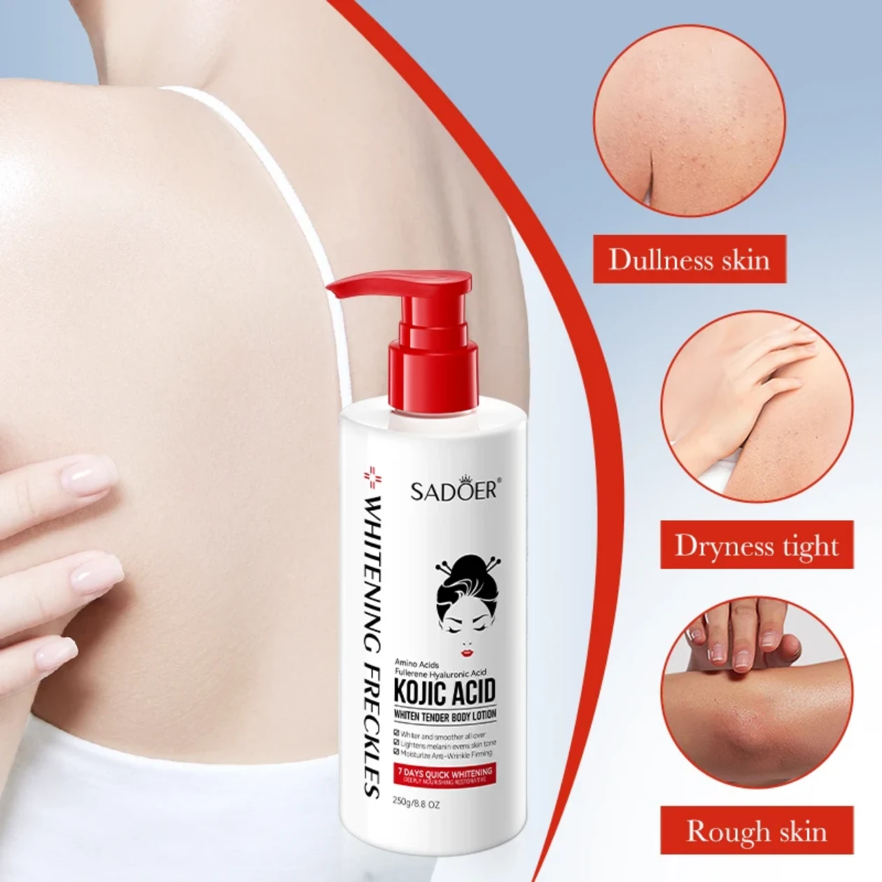 Sadoer Kojic Acid Whitening Body Lotion