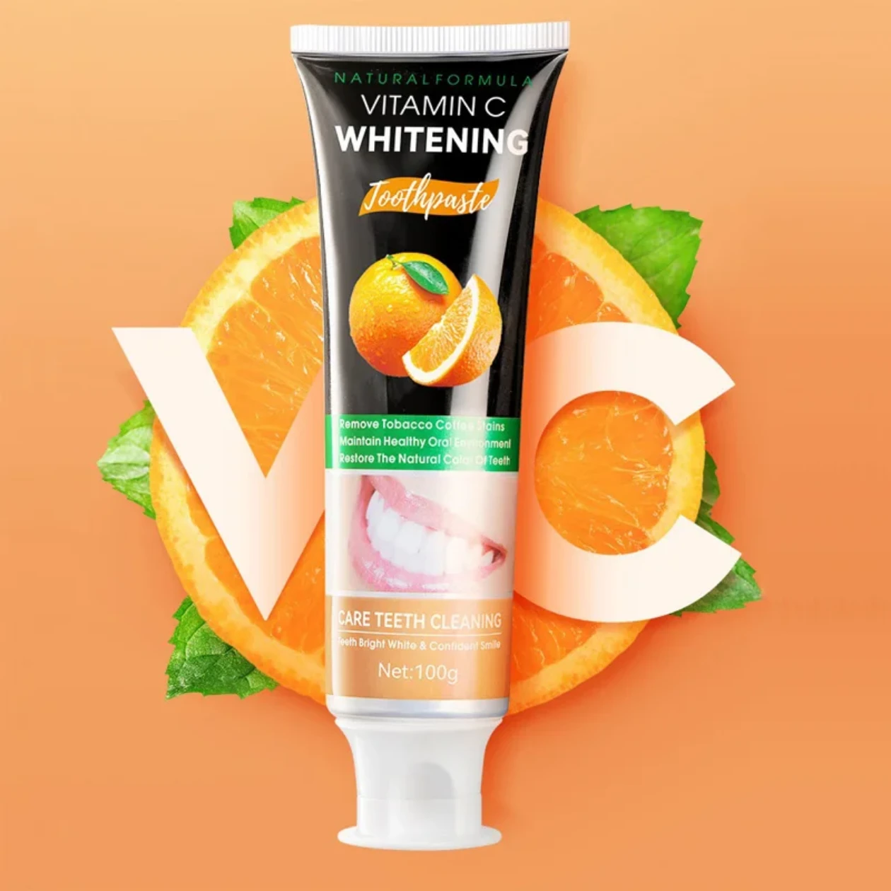 Vitamin C Whitening Toothpaste Tube